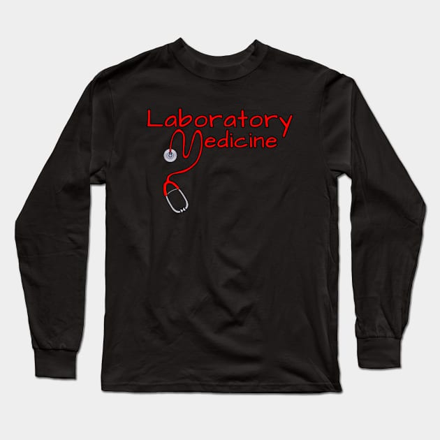 Laboratory Medicine Long Sleeve T-Shirt by DiegoCarvalho